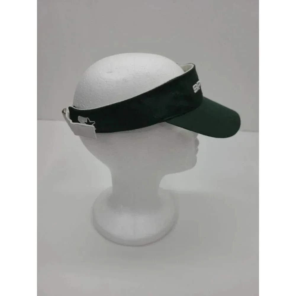 Team Starter Michigan State University Visor Hat Embroidered Adjustable
